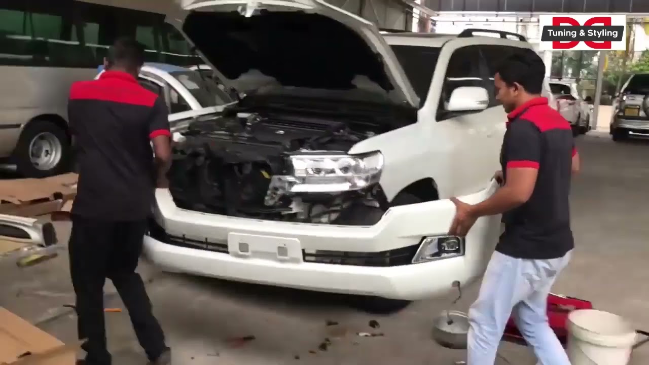 Toyota Land Cruiser 200 2007-2021 Zestaw konwersji facelift z LC200 2008-2015 na LC 2016 - Comfort Video 1