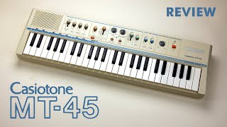 Video thumbnail for Casio MT-45 - Repair & Review by Keen On Keys