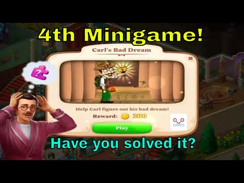 Manor Matters - Backyard - Day 1 - Minigame 4 - No Boosters - FULL STORY - CaroGamesNL