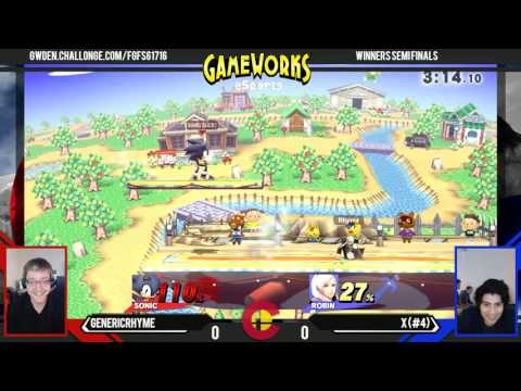 GenericRhyme (Robin) Vs. X (Sonic) - WSF
