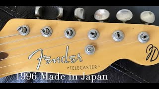 Video thumbnail for Fender JD Telecaster (Japan '96): Pt.1 (Guitar talk..) by Mark Stuart GUITARIST