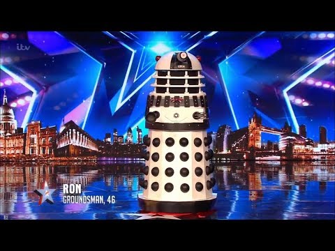 Britains Got Talent 2019 Ron The Dalek Full Auditions S13E01