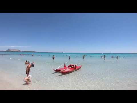 La Cinta Beach San Teodoro Sardinia Italy 2018 GoPro 4k