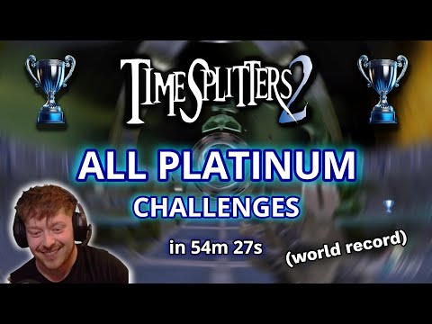 Timesplitters 2 Speedrun | All Platinum Challenges in 54m 27s [WR]
