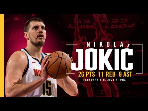 Nikola Jokić Full Game Highlights vs. Suns 📺 | 2/8/25