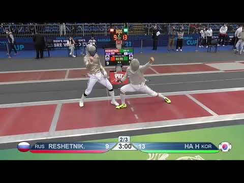 Budapest 2021 SMS - L32 - Reshetnikov RUS v Ha KOR