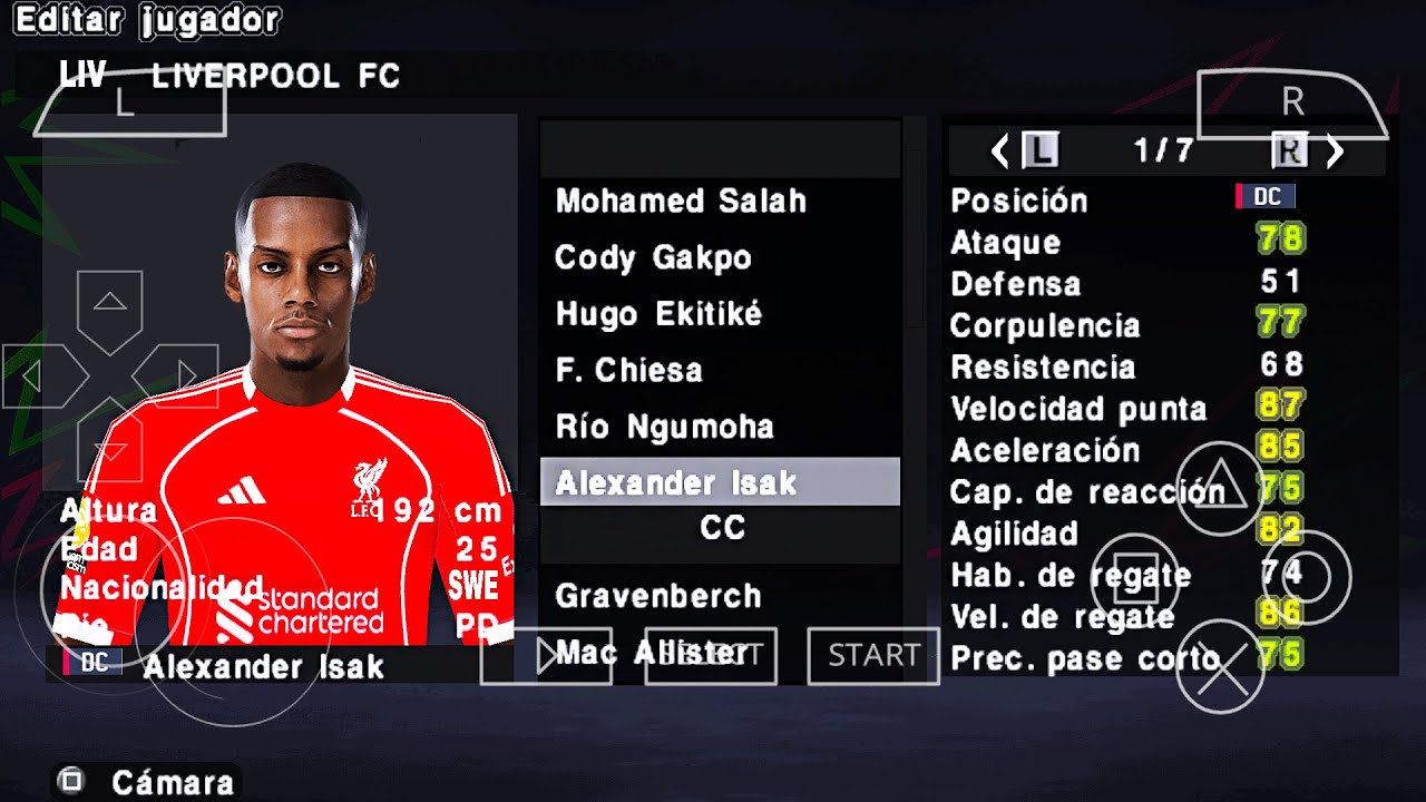 😍 SALIÓ NUEVO eFootball PES 2026 PPSSPP Android CON Faces Reales, Texturas Ultra HD y Clubes 25/26 🔥