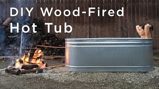 DIY Wood Fired Hot Tub