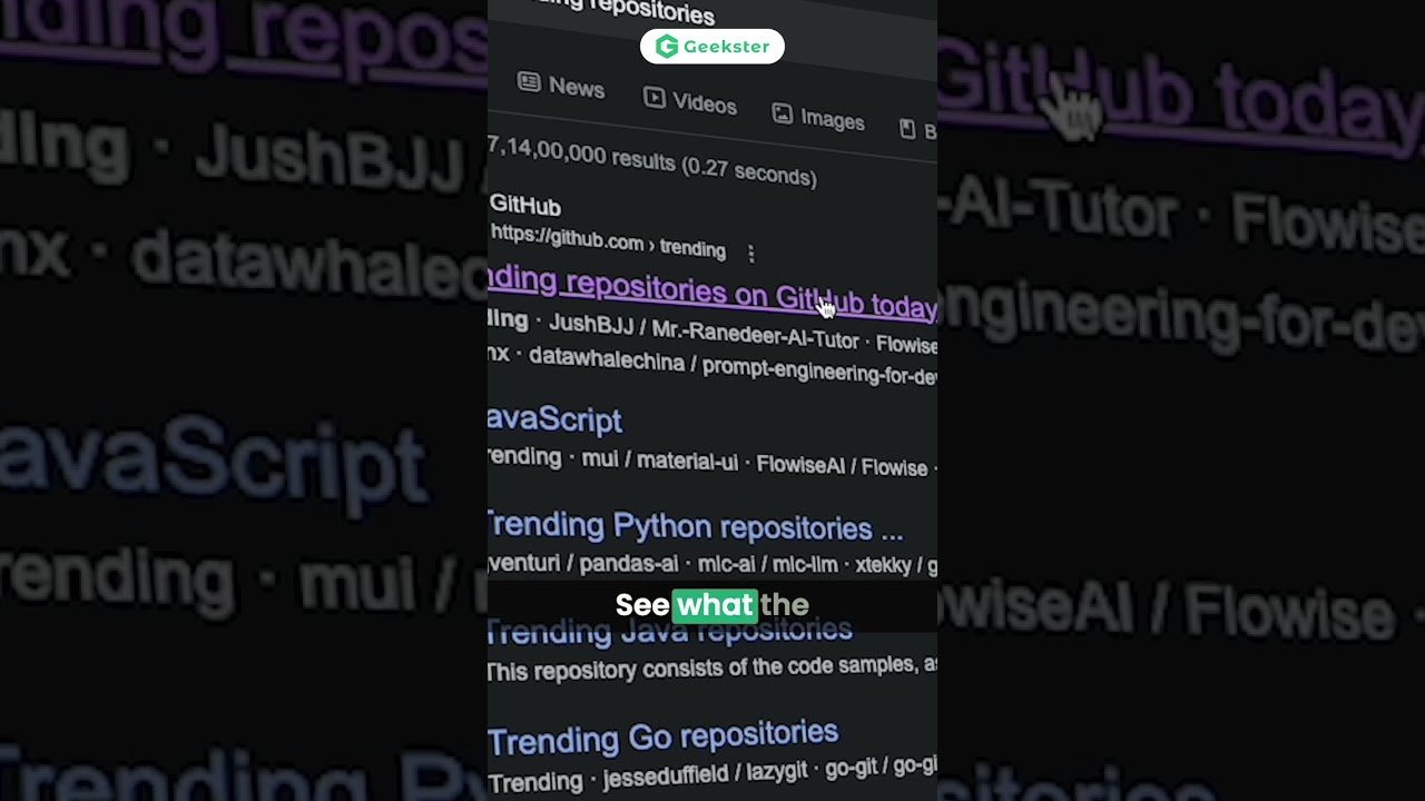 GitHub Trending Repositories