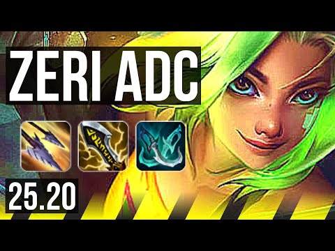 ZERI & Karma vs CAITLYN & Thresh (ADC) | 69% winrate, 12/2/3, Dominating | EUW Master | 25.20