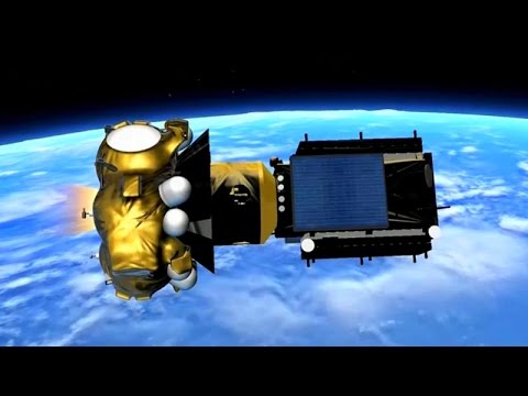 Full ESA Sentinel-1b on Arianespace Soyuz VS14 launch from Guiana spaceport