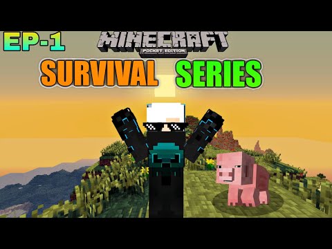 MINEDANTANI - Minecraft PE Survival Series Day 1|| Mcpe survival Gameplay #minecraftsurvival #trending #viral