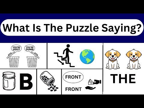 Can You Solve These Rebus Puzzles? | Hidden Phrase Brain Teaser Challenge 