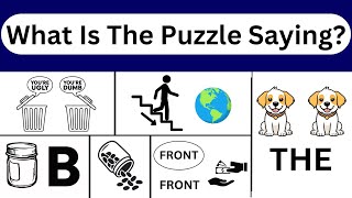 Can You Solve These Rebus Puzzles | Hidden Phrase Brain Teaser Challenge 