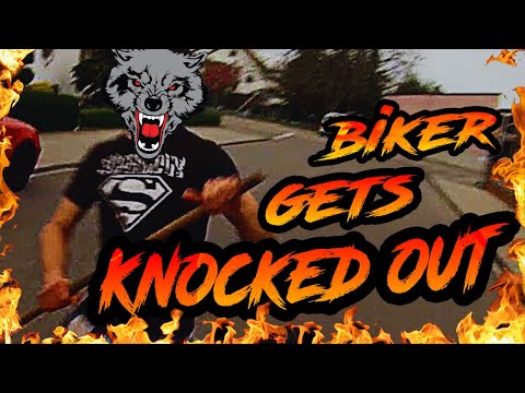 Bikers in TROUBLE 2023 |  Angry guy KNOCKS-DOWN a BIKER - Close Calls & Police Chase [#30]