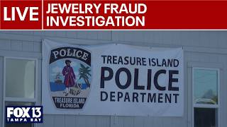LIVE: Treasure Island police announce arrests in $1.5M jewelry fraud case