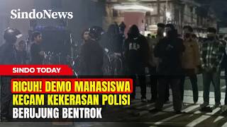 Download lagu Ricuh! Demo Mahasiswa Kecam Kekerasan Polisi Berujung Bentrok, Massa Dibubarkan | Sindo Today mp3