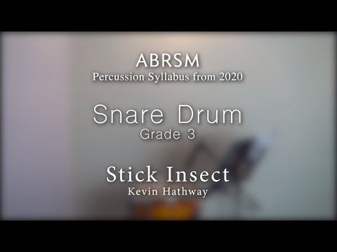 ABRSM G3 Snare Drum - Stick Insect