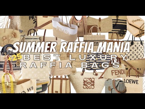 Best Luxury Raffia Summer Bags | Luxury Beach Bags|...