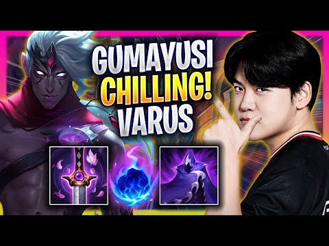 GUMAYUSI CHILLING WITH VARUS! - T1 Gumayusi Plays Varus ADC vs Ezreal! | Season 2025