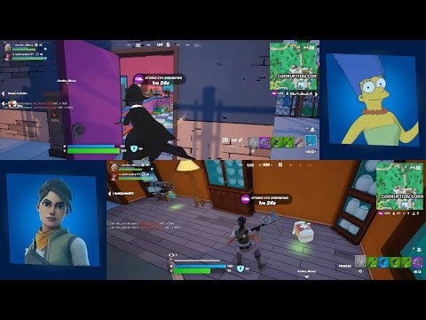 4v4 Zero Build Split-Screen… PURE CHAOS 😂🔥 PS5