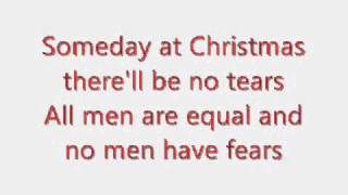 Justin Bieber - Someday at Christmas karaoke (lyrics on screen)