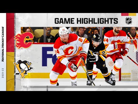 Flames @ Penguins 10/28/21 | NHL Highlights