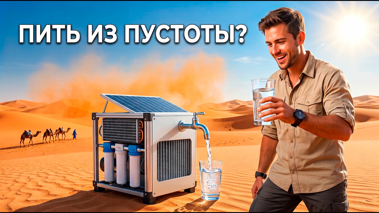 ВОДА ИЗ ВОЗДУХА: Невероятная водная машина Сахары