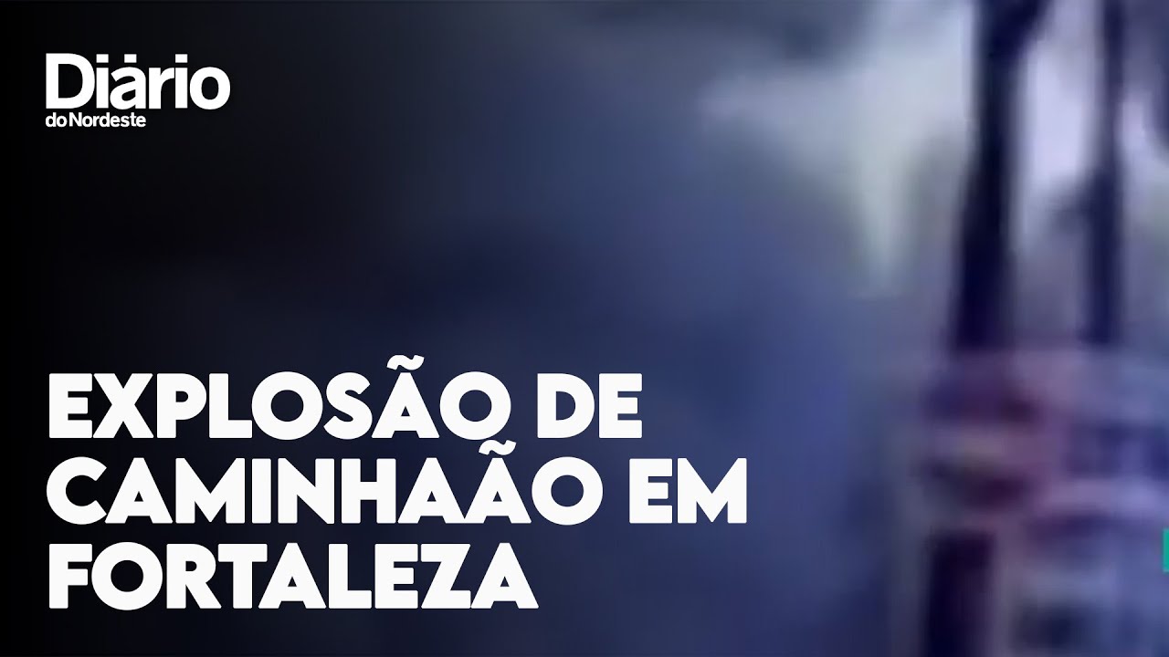 Imagem da notícia Caminhão com carga de cimento explode na Paupina, em Fortaleza