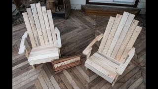 How To Make An Adirondack Chair Out of Pallet Wood - MK II