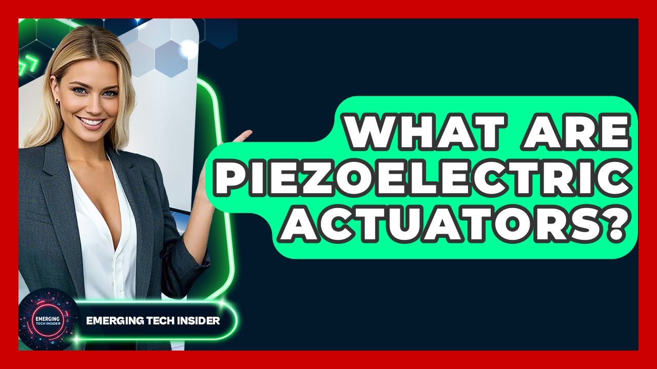 What Are Piezoelectric Actuators? - Emerging Tech Insider