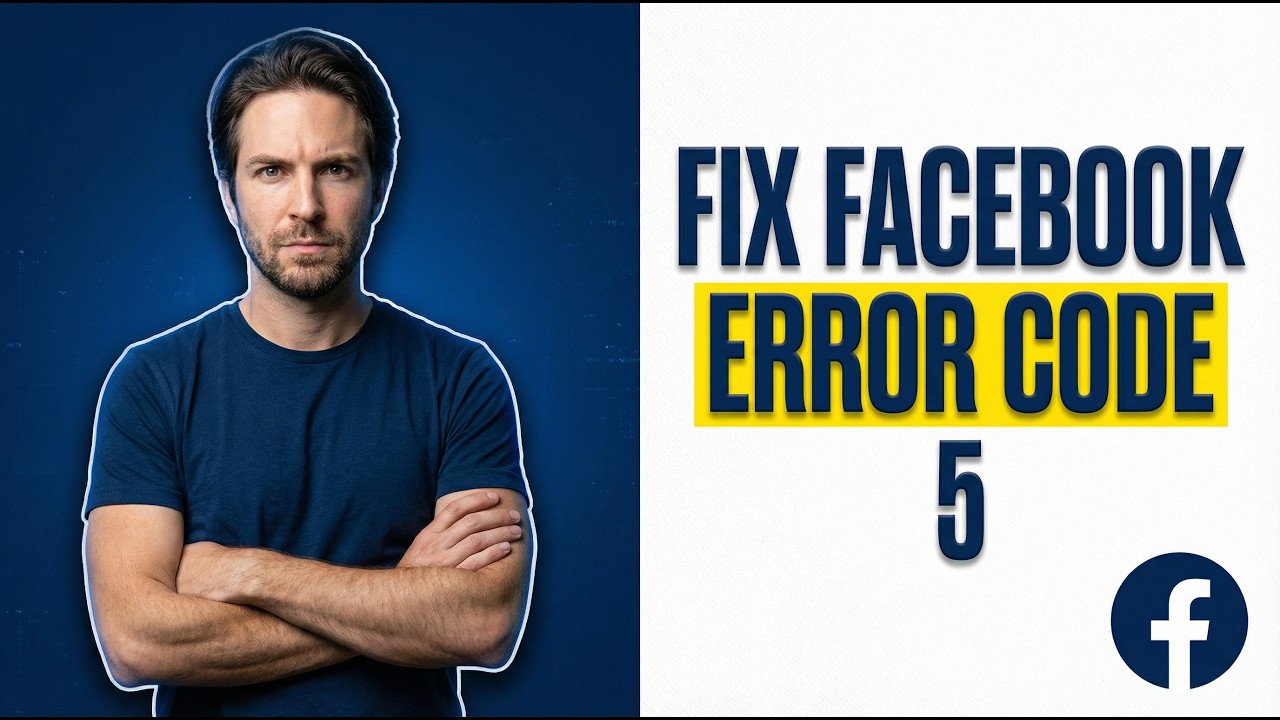 Fix Facebook Error Code 5 (2026 Easy Guide)