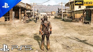 Red Dead Redemption NEXT GEN UPGRADE LOOKS ABSOLUTELY STUNNING PS5 Gameplay 4k 60FPS HDR