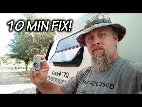 HEHR RV Window Winder Torque Operator Replacement In Under 10 Minutes!