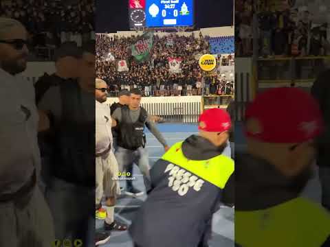 اليوتيوبر إلياس المالكي يقتحم الملعب وجماهير الجيش تتفاعل