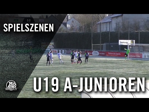 FC Kray - MSV Duisburg (U19 A-Junioren, Niederrheinpokal) - Spielszenen | RUHRKICK.TV