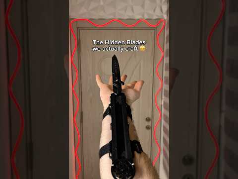 Real-Life Hidden Blades 🤯 #assassinscreed #assassinscreedshadows