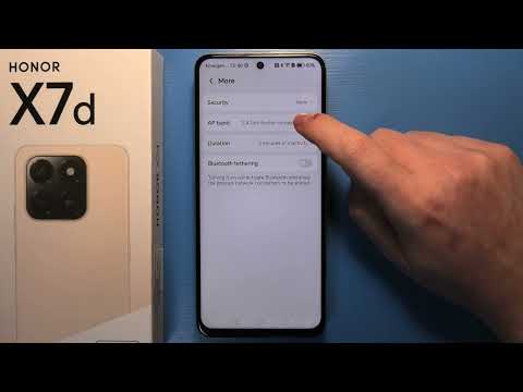 Honor X7D - How to Set Up Hotspot