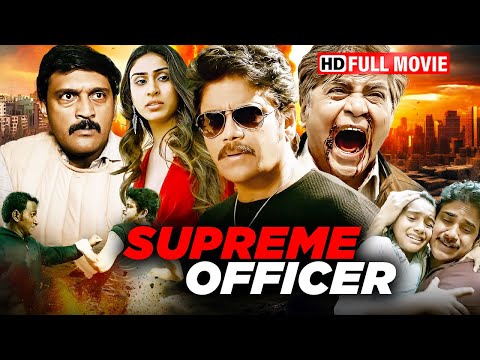 Nagarjuna's Blockbuster Action Movie - Supreme Officer (Hindi Dubbed Full Film)