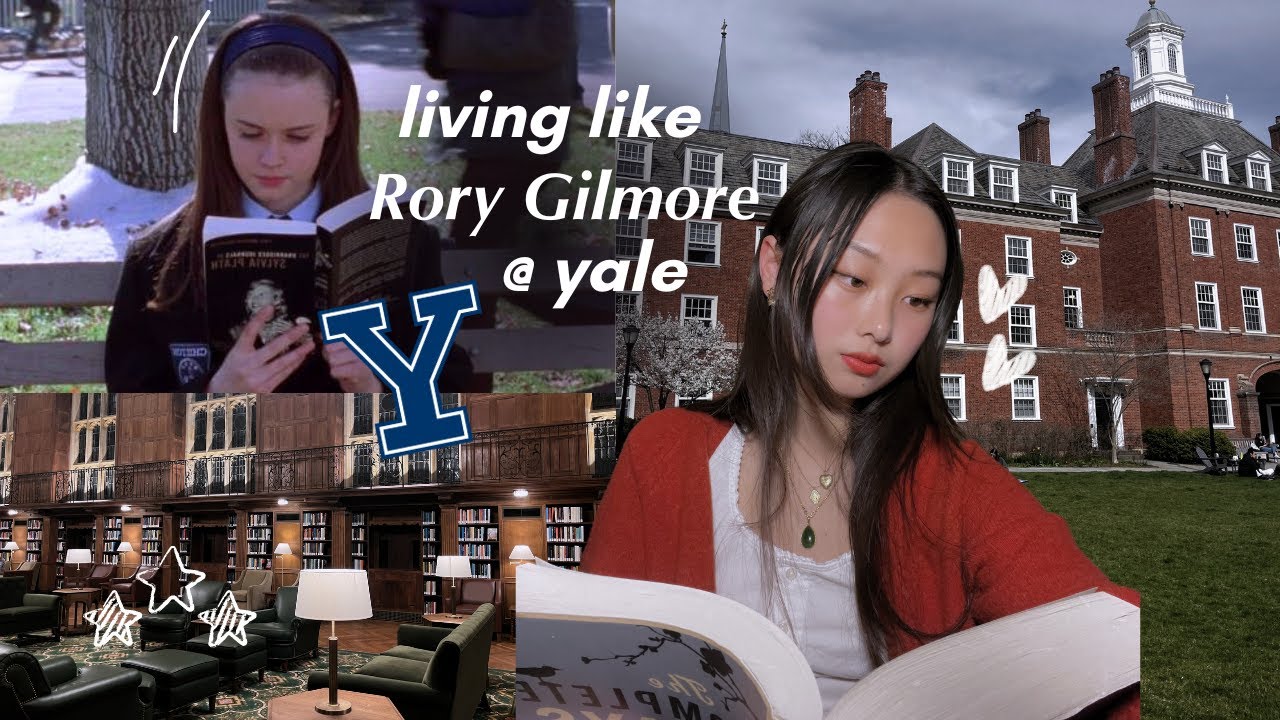 yale student lives like rory gilmore for a day. 🧸☕️🍂 | study vlog, good food, reading