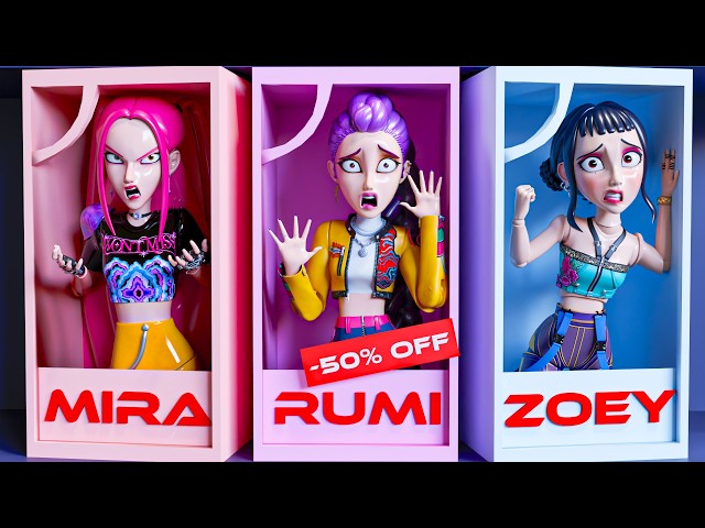 Vídeo relacionado con Close Up K-POP Demon Hunters (regreso) Póster maxi de 91,5 cm x 61 cm, Huntrix, Rumi Mira Zoey con licencia oficial de K-Pop para la pared