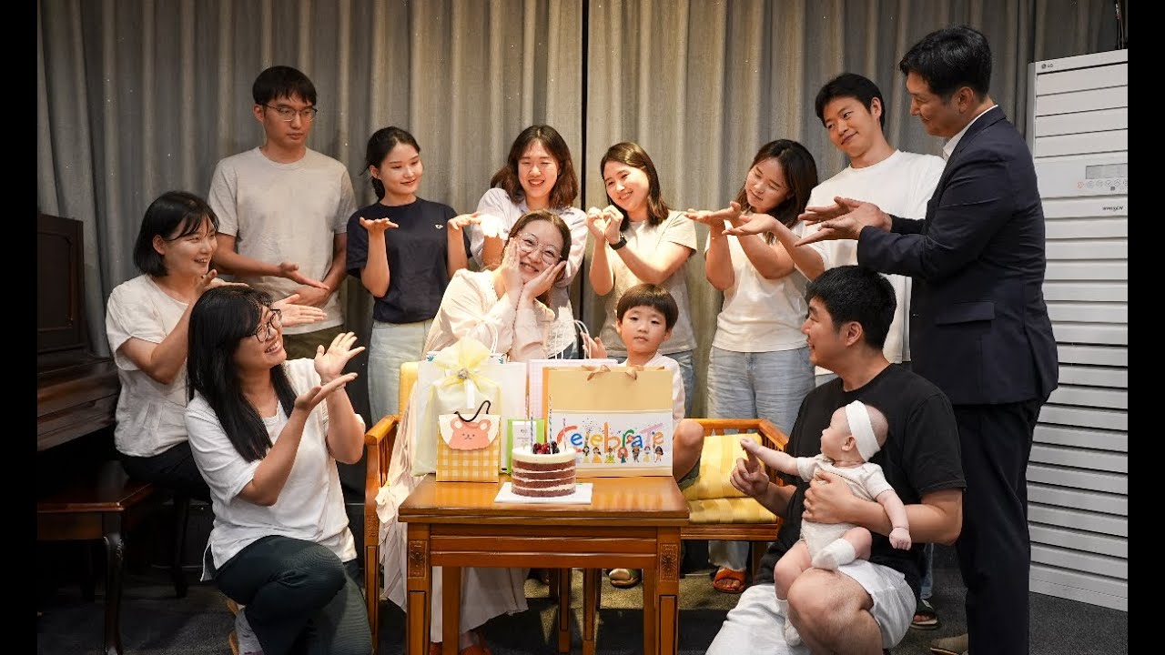 [주의뜻교회] 진영자매 생일 축하 영상 썸네일