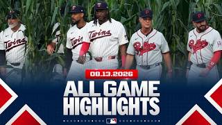 Highlights from ALL GAMES on 8/13 (2026 MLB at Field of Dreams Game, Brewers EPIC comeback & MORE!)