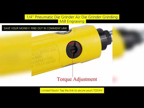 1/4" Pneumatic Die Grinder Air Die Grinder Grinding Mill Engraving Tool