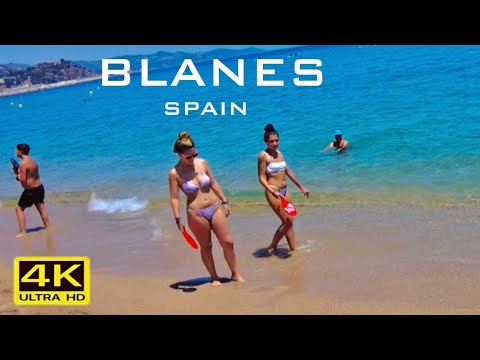 Spain Beach Walk, Blanes the Most Beautiful Beaches