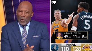 Lakers are BACK?! 🗣️ James Worthy LOSES IT as Luka Doncic TORCHES Ant-Man & the T-Wolves – 49/11/8!