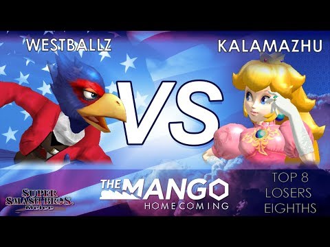 Mango Homecoming - G2 | Westballz (Falco) VS FS | Kalamazhu (Peach) - SSBM - Top 8- Losers Eighths