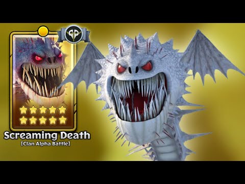 Screaming Death 10-Stars Defeated — World Alpha Clan Battle Gameplay | Dragons: Titan Uprising