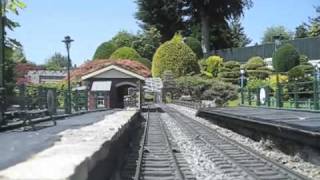 preview picture of video 'Garden railway: 10 scale miles MASSIVE: Drivers Eye View of Bekonscot Model Railway'