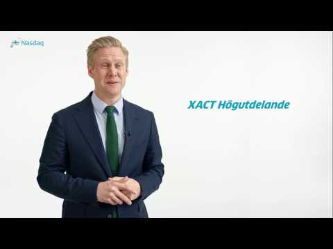 XACT Högutdelande. Pär Nürnberg, VD, Xact Kapitalförvaltning